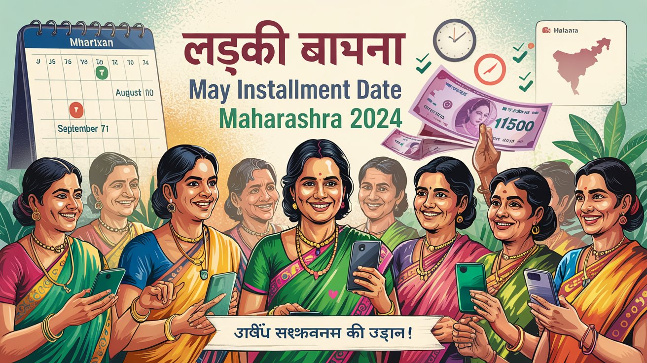 ladki bahin yojana may installment date maharashtra