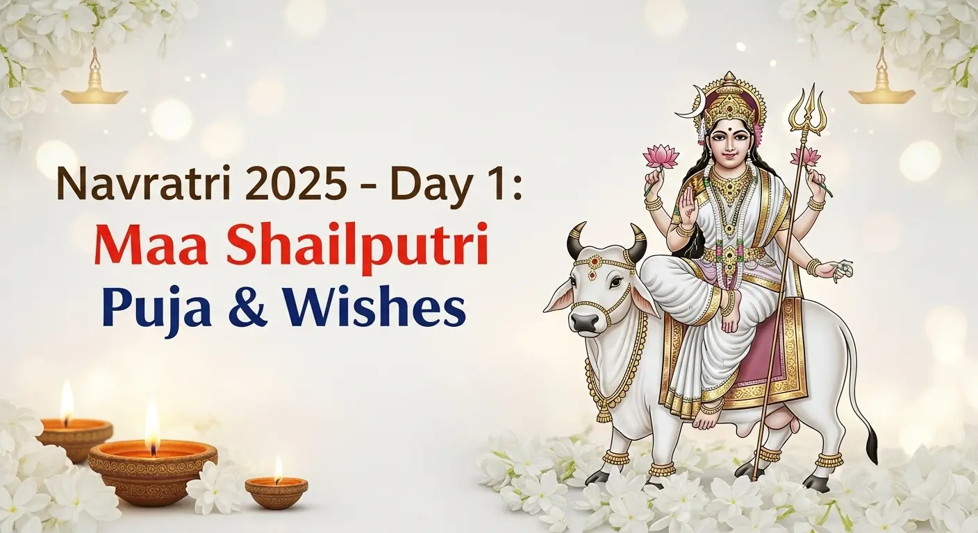 Navratri 2025 Day 1: Significance of Maa Shailputri, Colour, Rituals and Wishes