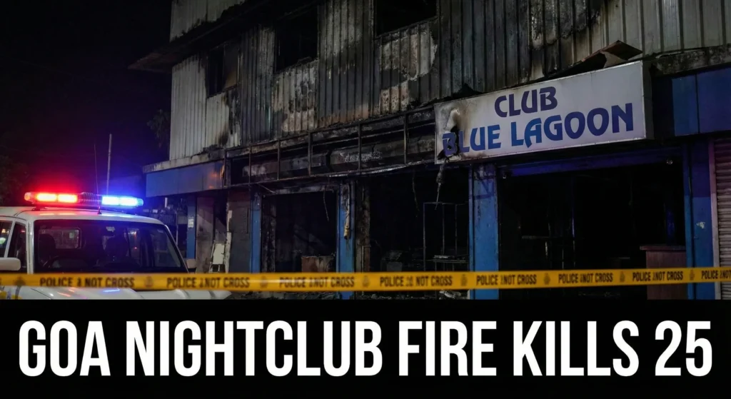 Goa Nightclub Fire Kills 25