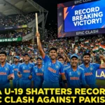 India U19 vs Pakistan U19