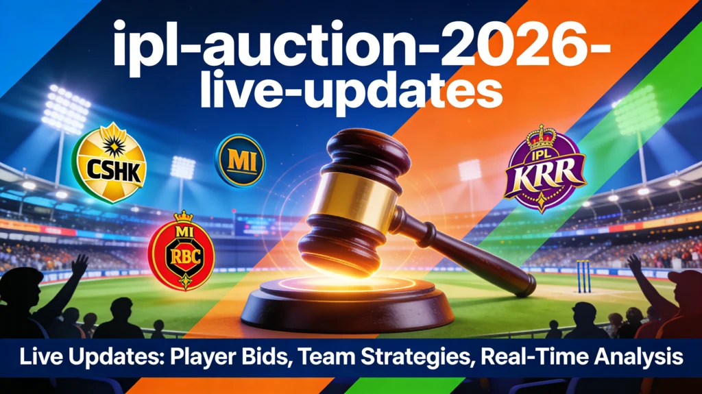 IPL Auction 2026 LIVE