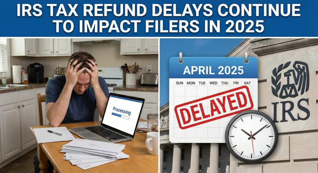 IRS Tax Refund Delays Continue to Impact Filers in 2025