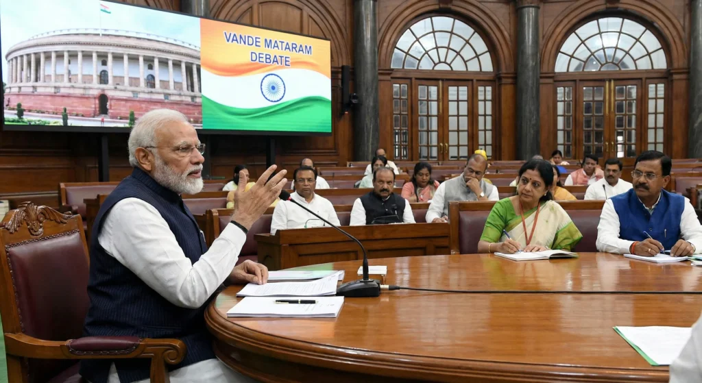 Modi Leads Vande Mataram Debate
