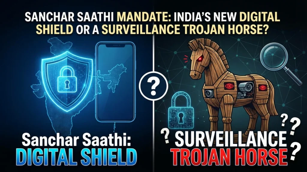 Sanchar Saathi Mandate: India’s New Digital Shield or a Surveillance Trojan Horse?