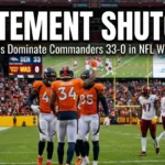 Statement Shutout: Denver Broncos Dismantle Washington Commanders 33-0 in NFL Week 13